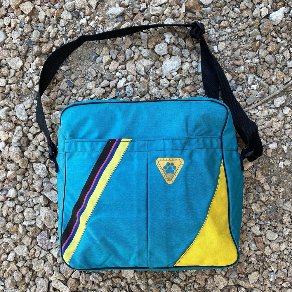 Vintage Coleman Barefoot Express Soft Side Cooler Tote Bag With Shoulder Strap